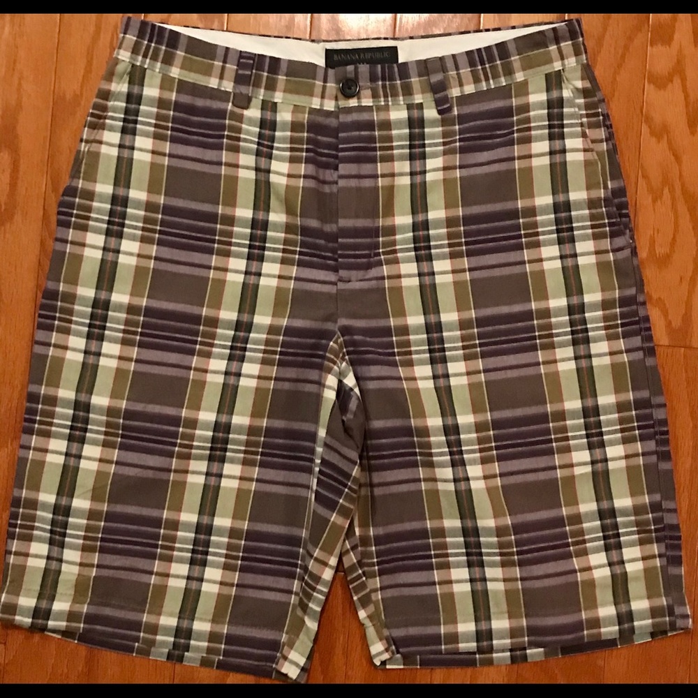 BR Plaid Shorts
